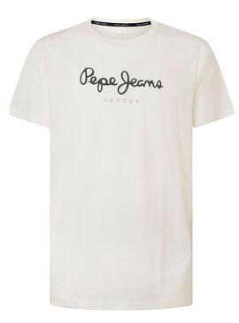Camiseta Pepe Jeans Eggo Blanco para Hombre