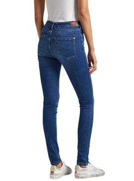 Pantalón Vaquero Pepe Jeans Skinny Tiro Alto Mujer