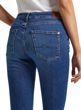 Pantalón Vaquero Pepe Jeans Skinny Tiro Alto Mujer