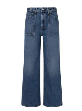 Pantalón Vaquero Pepe Jeans Wide Leg Para Mujer