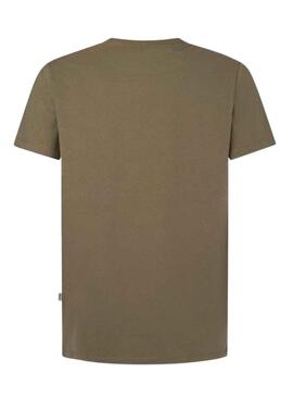 Camiseta Pepe Jeans Craigton Verde4 Para Hombre