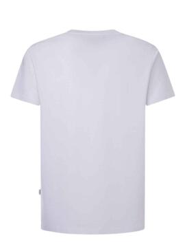 Camiseta Pepe Jeans Craigton Blanco Para Hombre