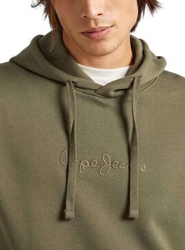 Sudadera Pepe Jeans Joe Hoodie Verde Para Hombre