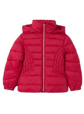 Chaquetón Mayoral Colegial Básico Rojo Para Niña