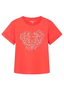 Camiseta Pepe Jeans Niara Rojo Para Niña