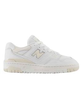 Zapatilla New Balance 550 Blanco Beige Para Niños