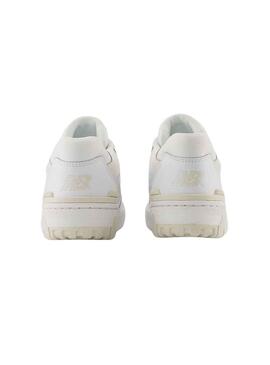 Zapatilla New Balance 550 Blanco Beige Para Niños