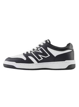 Zapatillas New Balance 480 Blanco Negro Para Niños