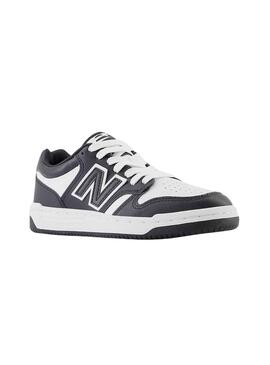 Zapatillas New Balance 480 Blanco Negro Para Niños