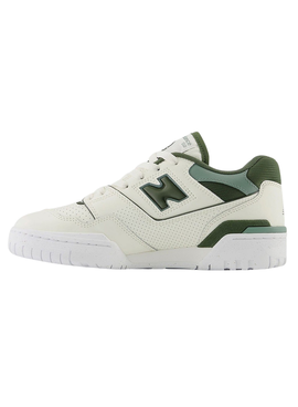 Zapatillas New Balance BB550 Blanco Verde Mujer