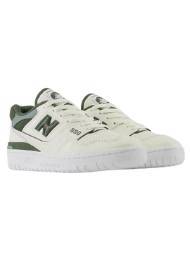 Zapatillas New Balance BB550 Blanco Verde Mujer