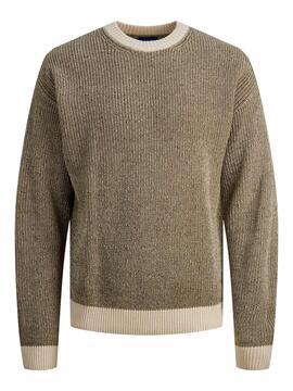 Jersey Jack and Jones Rib Tostado para Hombre