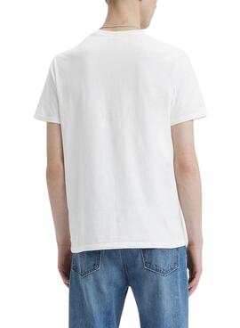 Camiseta Levis Graphic Crewneck Blanco para Hombre