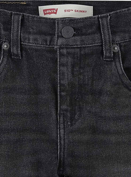 Pantalón Vaquero Levis 510 Skinny Fit Negro Niño