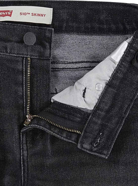 Pantalón Vaquero Levis 510 Skinny Fit Negro Niño