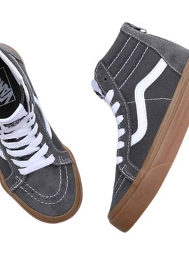 Zapatillas Vans Sk8 Hi Zip Gris para Niño y Niña