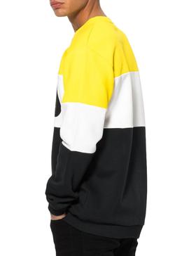 Sudadera Fila Straight Blocked Amarillo Hombre