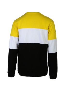 Sudadera Fila Straight Blocked Amarillo Hombre