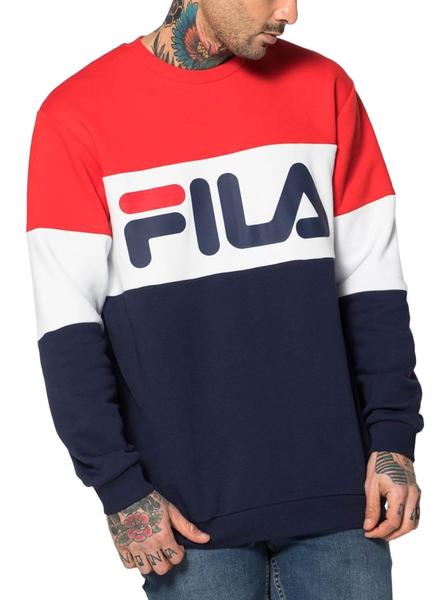 Sudadera Colorblock Roja