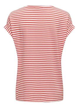 ONLMOSTER STRIPE S/S O-NECK TOP Cloud Dance