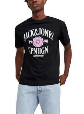 Camiseta Jack And Jones Lucca Negro Hombre