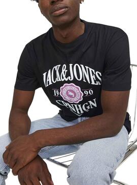 Camiseta Jack And Jones Lucca Negro Hombre