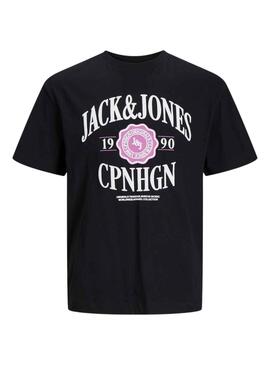 Camiseta Jack And Jones Lucca Negro Hombre