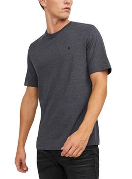 Camiseta Jack And Jones Paulos Gris Para Hombre