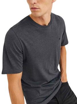 Camiseta Jack And Jones Paulos Gris Para Hombre