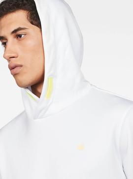 Sudadera G-Star Carnix Slim Hooded Blanca