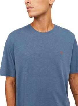 Camiseta Jack And Jones Paulos Azul Para Hombre