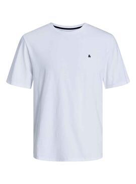 Camiseta Jack And Jones Paulos Blanco Para Hombre