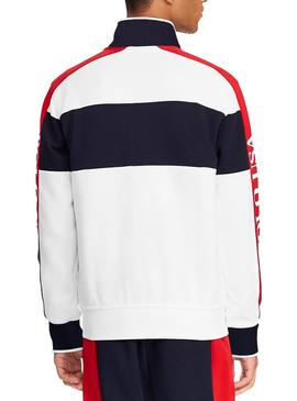 Sudadera Polo Ralph Lauren Ziper Blanco Hombre