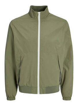 Chaqueta Jack And Jones Climb Bomber Verde Hombre