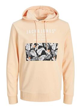 Sudadera Jack And Jones Chill Shape Coral Hombre