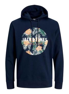 Sudadera Jack And Jones Chill Shape Marino Hombre