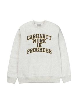 Sudadera Carhartt Wip Division Gris Claro