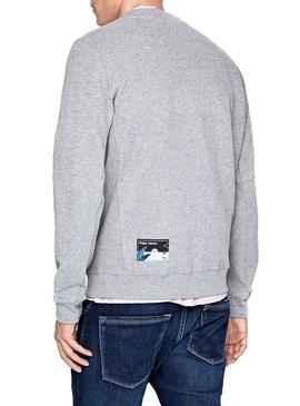 Sudadera Pepe Jeans Parolio Gris Hombre