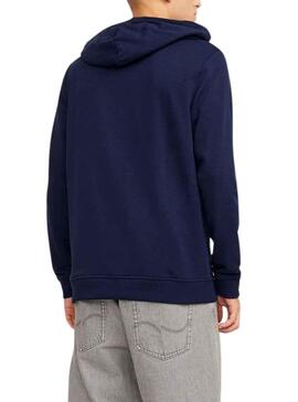 Sudadera Jack And Jones Zuri Sweat Marino Hombre