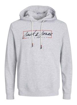 Sudadera Jack And Jones Zuri Gris Para Hombre