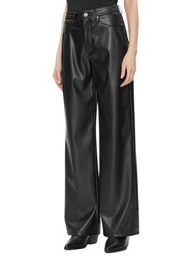 Pantalón Only Madison Max Wide Negro Para Mujer