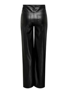 Pantalón Only Madison Max Wide Negro Para Mujer