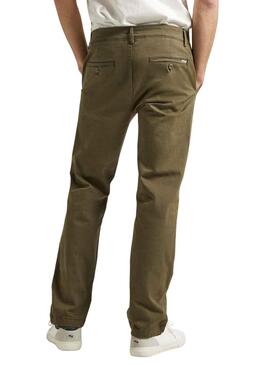 Pantalón Chino Pepe Jeans Slim Twill Verde Hombre