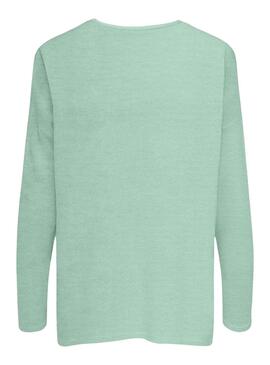 Jersey Only Amalia Verde V-Neck Verde Mujer