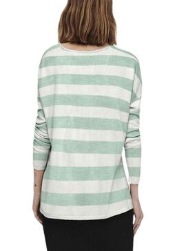 ONLAMALIA LS V-NECK CC KNT W. SUBTLE GREEN