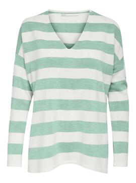 ONLAMALIA LS V-NECK CC KNT W. SUBTLE GREEN