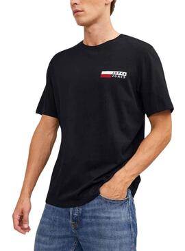 Camiseta Jack And Jones Corp Logo Negro Hombre