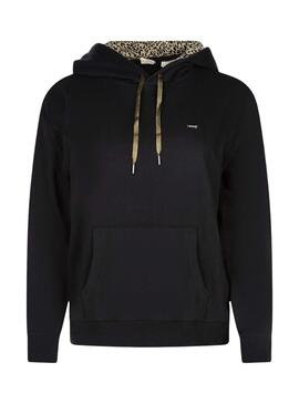 Sudadera Levi's Mosaic Animal Negro para Mujer