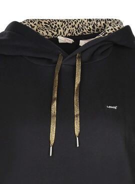 Sudadera Levi's Mosaic Animal Negro para Mujer