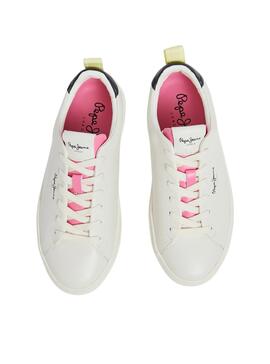 Zapatillas Pepe Jeans Camden Street Blanco y Azul